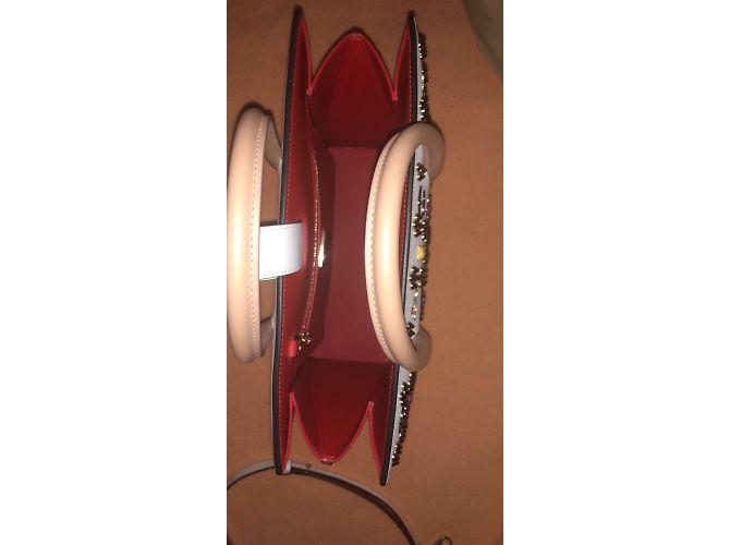 Christian Louboutin Paloma Borsa in pelle bianca Bianco - vista 4