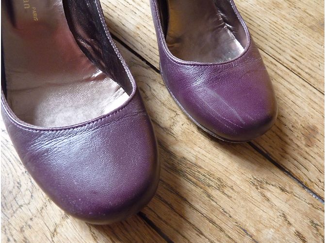 Décolleté Karine Arabian in pelle viola taglia 39 Porpora - vista 2