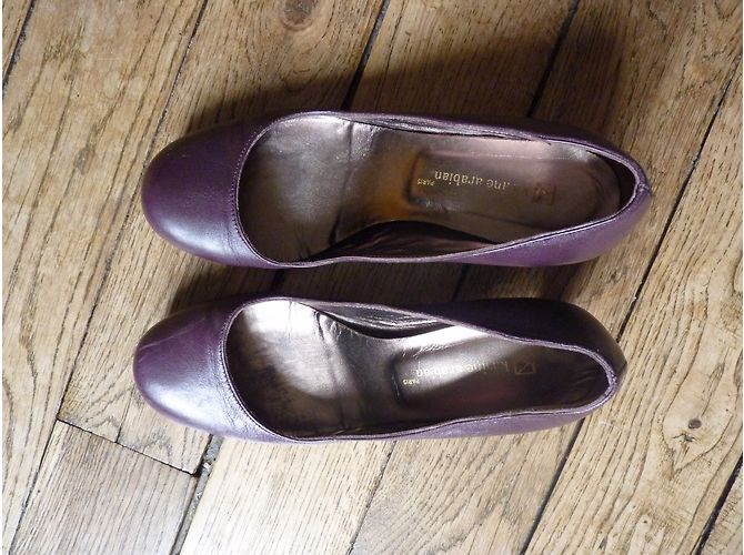 Décolleté Karine Arabian in pelle viola taglia 39 Porpora - vista 5
