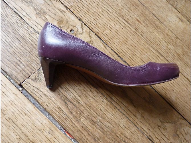 Décolleté Karine Arabian in pelle viola taglia 39 Porpora - vista 6