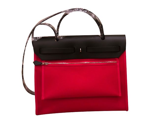 Hermès Zip 31 Tela Rose Xtreme Kaki - vista 2