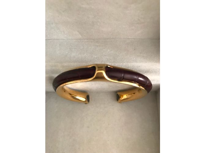 Bracciale Hermès Rush vermeil bordeaux Bordò - vista 3