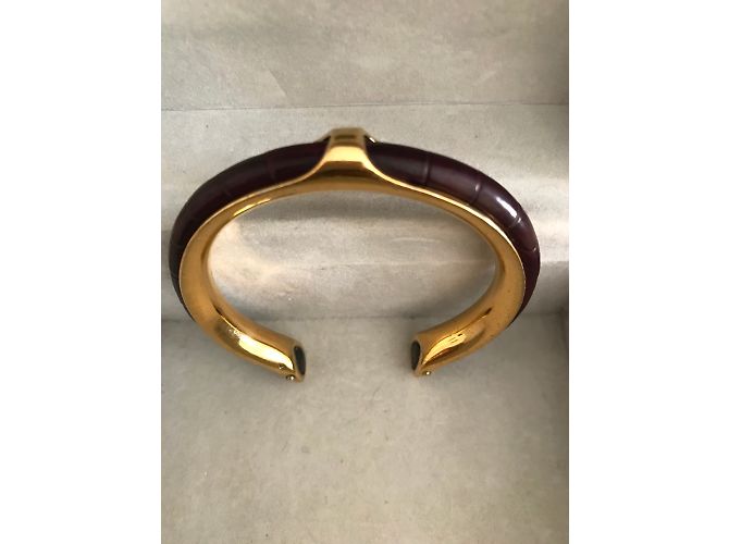 Bracciale Hermès Rush vermeil bordeaux Bordò - vista 4
