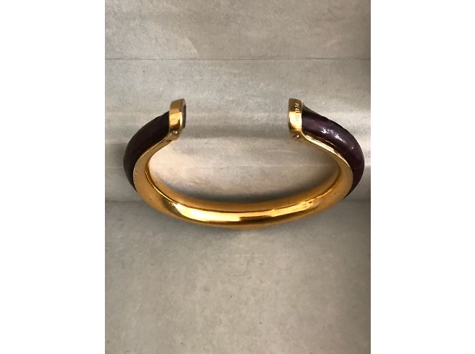 Bracciale Hermès Rush vermeil bordeaux Bordò - vista 5
