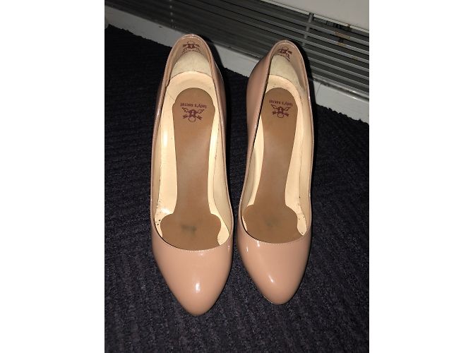 Christian Louboutin Dorissima scarpe di cuoio Beige Carne - vista 6
