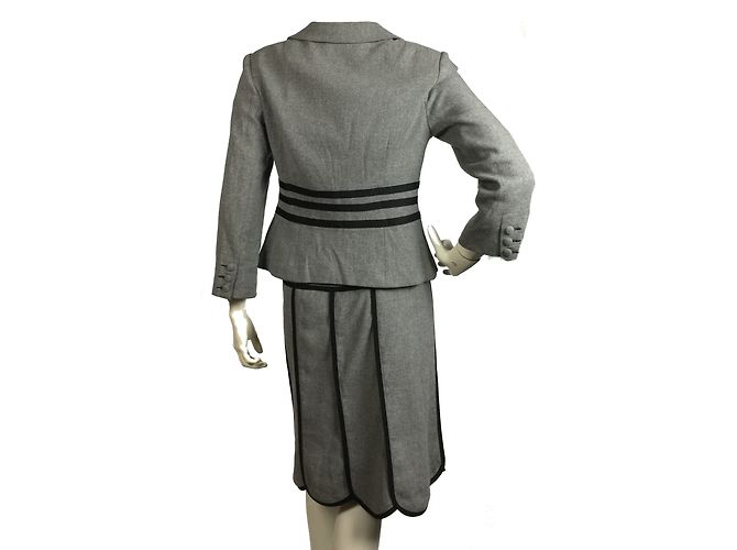 Nanette Lepore Falda elegante Negro Gris - vista 2
