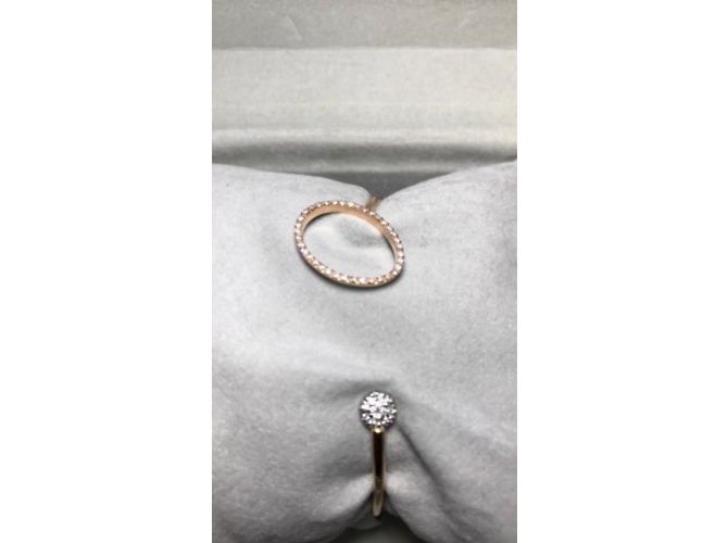 Autre Marque Bracciale semi rigido ZOCCAI in oro rosa e diamanti D'oro - vista 8