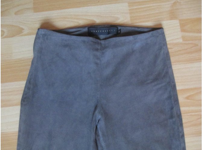 Ventcouvert Jogginghose aus Lammleder Grau - Ansicht 4