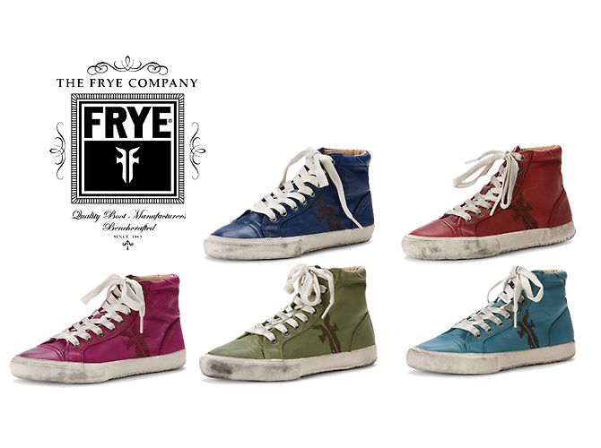 Frye Kira Hight Top Sneakers Blu - vista 4