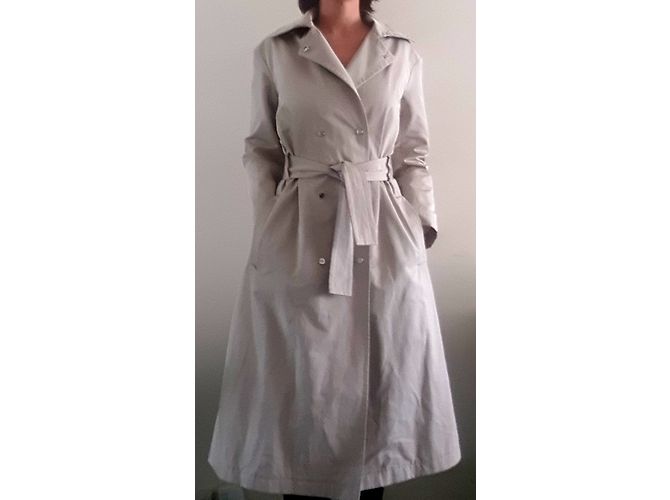 Gabardina Giorgio Armani Beige de Algodón - vista 5