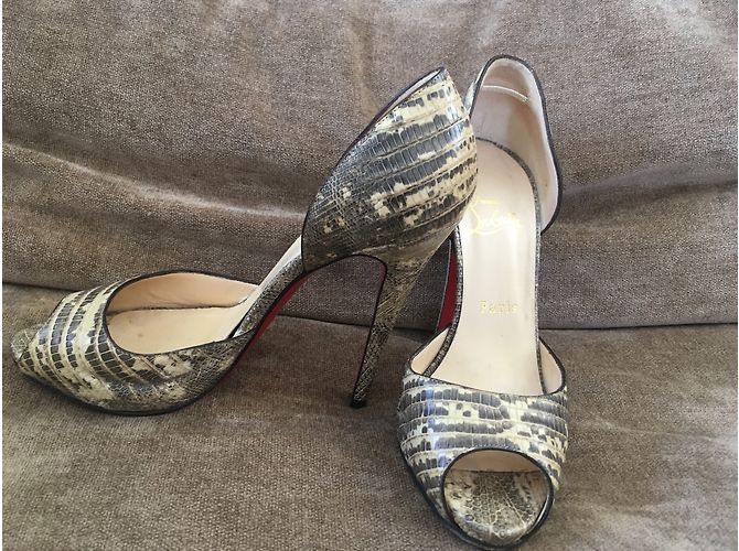 Christian Louboutin High Heels aus Leder Pythonprint Python drucken - Ansicht 2