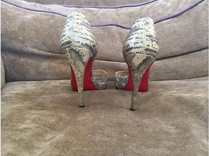 Christian Louboutin High Heels aus Leder Pythonprint Python drucken - Ansicht 3