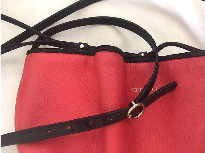 Borsa Satchel See by Chloé in Pelle Rosa Arancio - vista 4