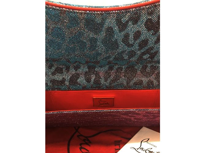 Christian Louboutin Pigalle Spikes Clutch Multicolore - vista 4