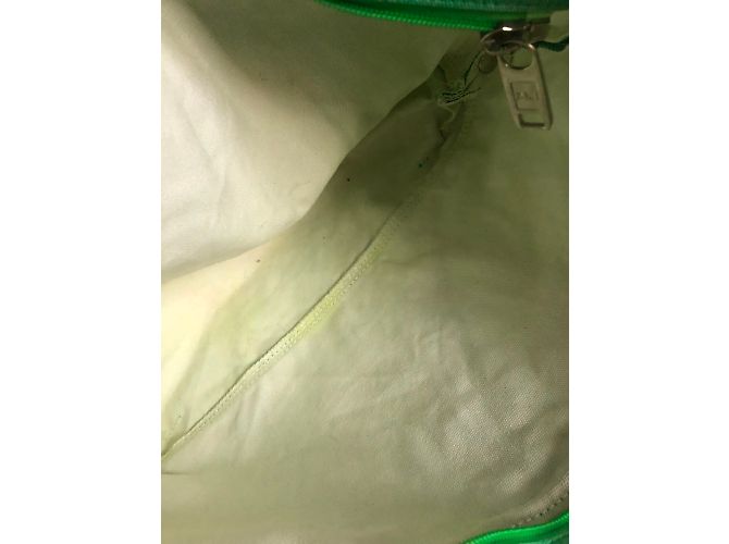 Borsa tote Marc by Marc Jacobs in cotone verde - vista 6