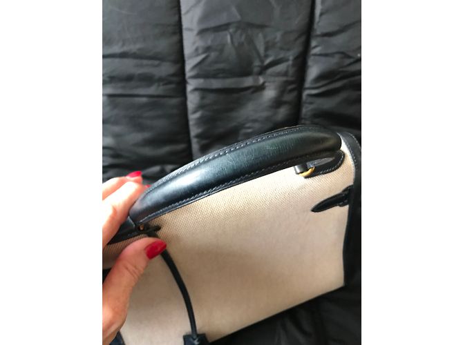Kelly Hermès Handtaschen Marineblau - Ansicht 5