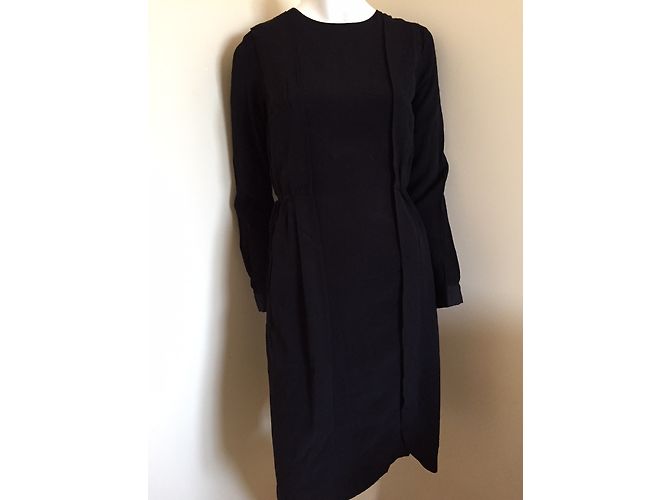 Hoss Intropia Kleid schwarz Viscose - Ansicht 6