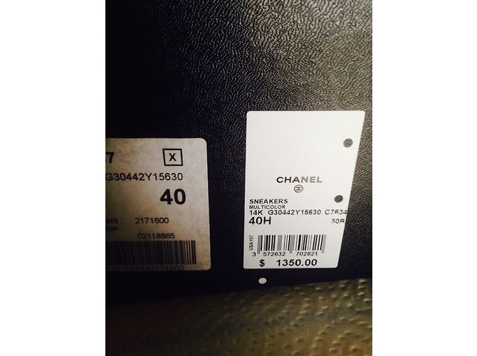 Chanel Trainer aus Lammleder Mehrfarbig Größe 40 Mehrfarben - Ansicht 4