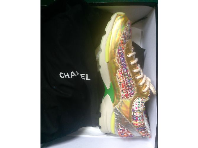 Chanel Trainer aus Lammleder Mehrfarbig Größe 40 Mehrfarben - Ansicht 8