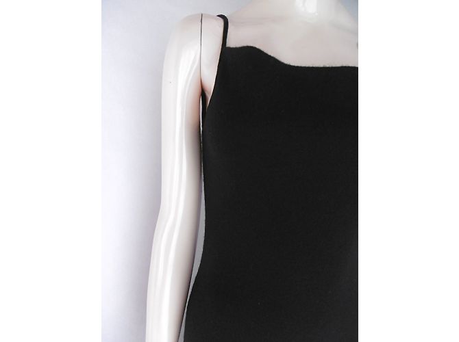 Yohji Yamamoto - Wolles, bodenlanges Kleid - Ansicht 11
