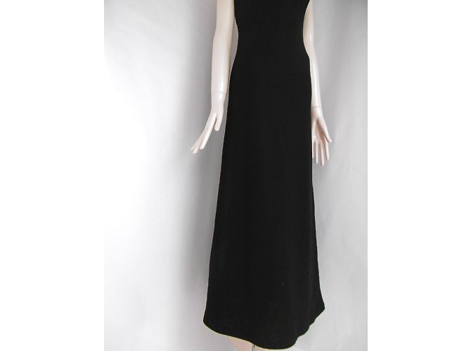 Yohji Yamamoto - Wolles, bodenlanges Kleid - Ansicht 13