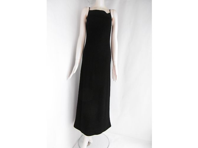 Yohji Yamamoto - Wolles, bodenlanges Kleid - Ansicht 3