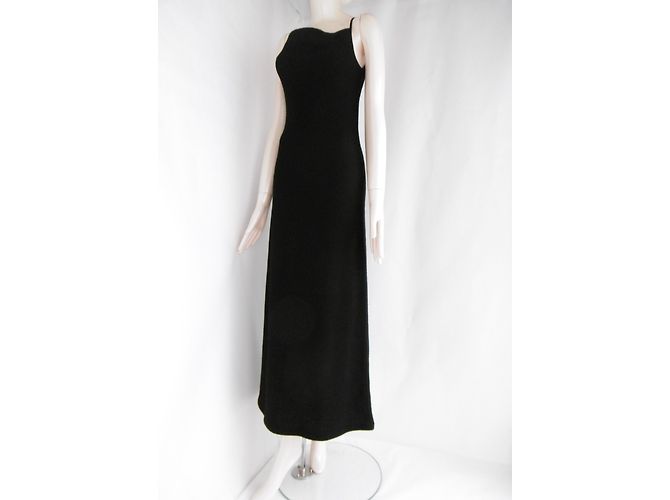 Yohji Yamamoto - Wolles, bodenlanges Kleid - Ansicht 4