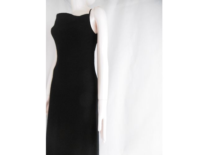 Yohji Yamamoto - Wolles, bodenlanges Kleid - Ansicht 5