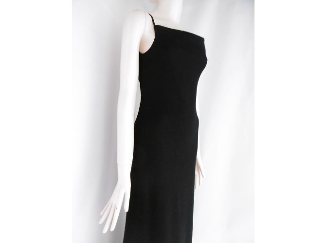 Yohji Yamamoto - Wolles, bodenlanges Kleid - Ansicht 6