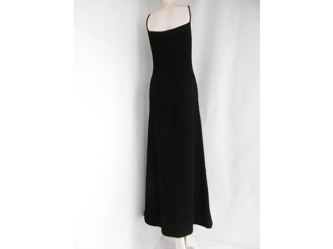 Yohji Yamamoto - Wolles, bodenlanges Kleid - Ansicht 8
