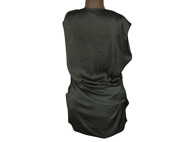 Iro Minikleid Anthrazit Grau Acryl Schwarz Anthrazitgrau - Ansicht 2