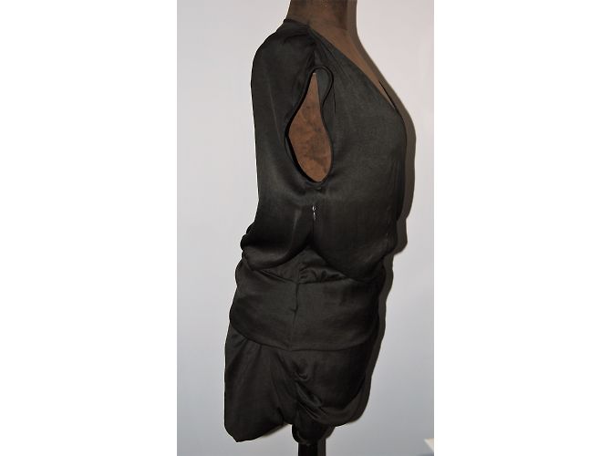 Iro Minikleid Anthrazit Grau Acryl Schwarz Anthrazitgrau - Ansicht 3