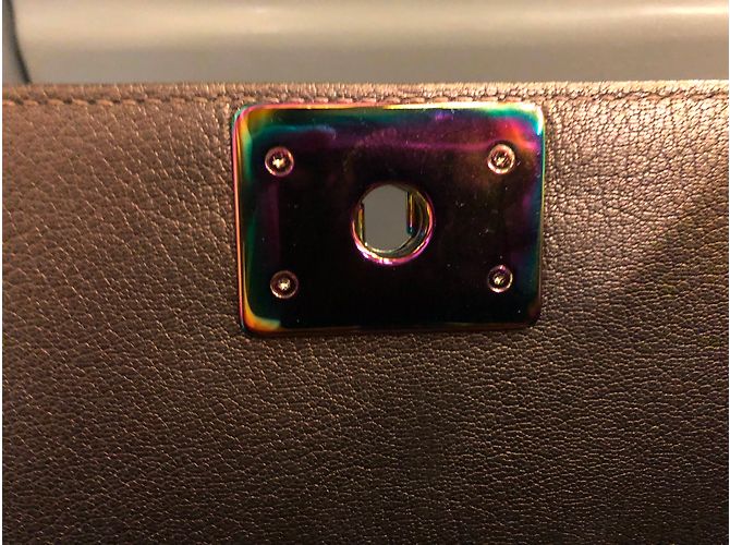 Borsa Chanel Bronze Mermaid Boy in Old medium e Rainbow Hardware Bronzo - vista 3