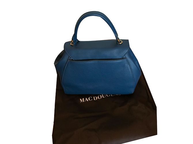 Mac Douglas Romy Handbag Blue Grained Leather - view 2