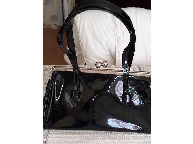 Autre Marque Borsa a mano Collectif Retro Kiss Lock nera Nero - vista 2