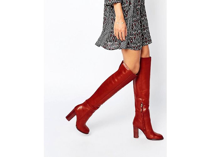 Sam Edelman Cuissardes Boots en rojo oxidado Tamaño 39 EU-FR / 6 Reino Unido - vista 3