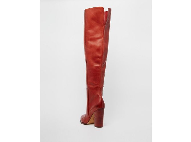 Sam Edelman Cuissardes Boots en rojo oxidado Tamaño 39 EU-FR / 6 Reino Unido - vista 4