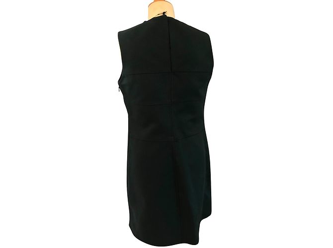 Vestido Carven de algodón verde bosque - vista 2