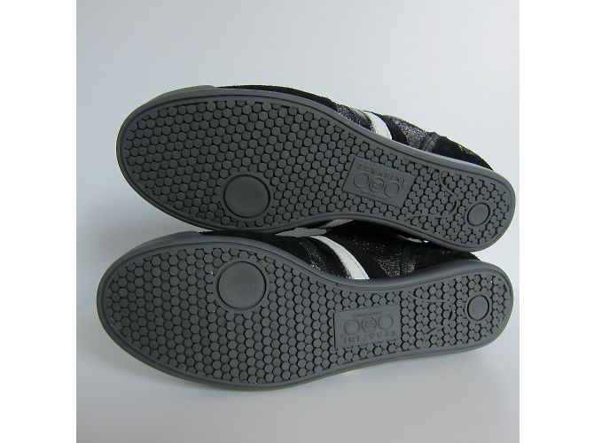 Serafini Sneaker aus grauem Metallic Leder - Ansicht 5