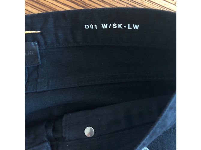 Jeans Saint Laurent con estampado de estrellas negras Negro - vista 4
