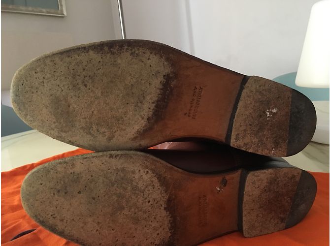 Kelly Hermès Jumping Stiefel Leder Caramel Karamell - Ansicht 7