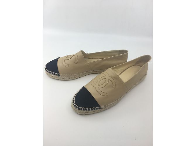 Chanel Espadrilles Black Beige - view 5