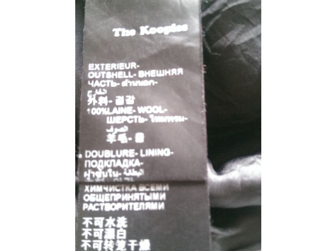 The Kooples Blue Wool Houndstooth Suit - view 10