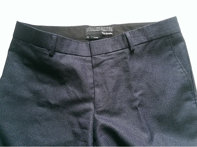 The Kooples Blue Wool Houndstooth Suit - view 12