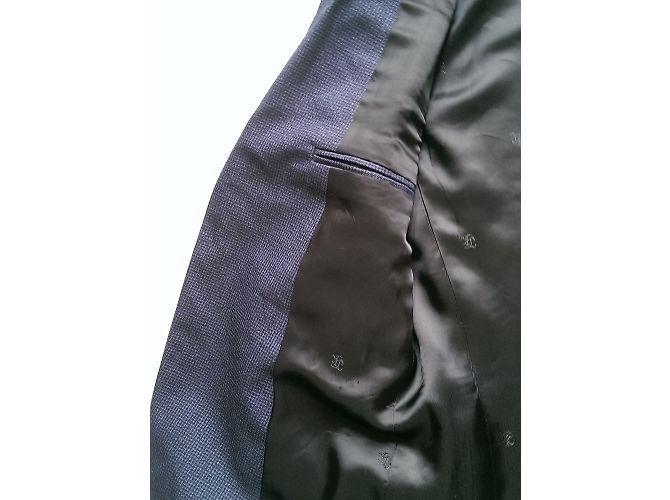 The Kooples Blue Wool Houndstooth Suit - view 14