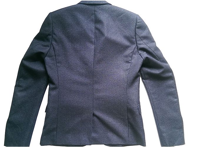 The Kooples Blue Wool Houndstooth Suit - view 2