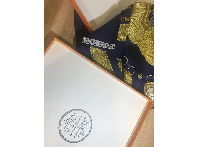 Hermès "Poste et cavalerie" Azul - vista 2