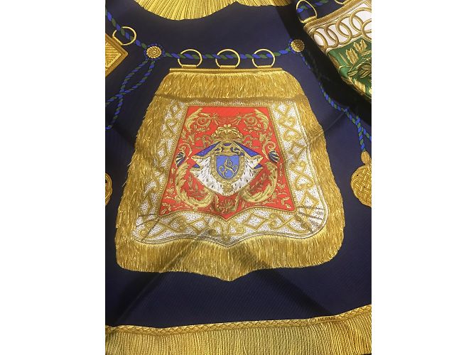 Hermès "Poste et cavalerie" Azul - vista 3