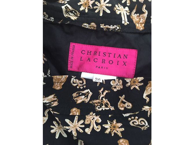 Falda de seda estampada Christian Lacroix - vista 2