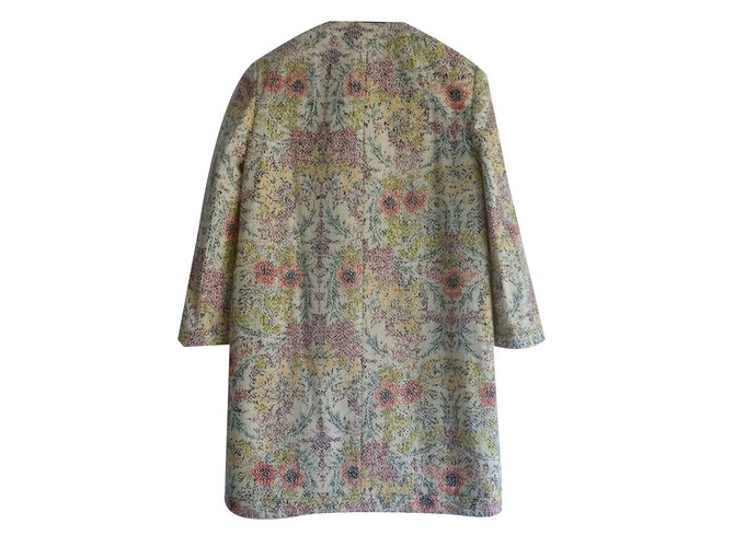 Abrigo de algodón Zara XS Multicolor - vista 2